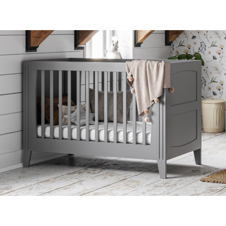 Chambre bébé complète MILENNE évolutive en bois gris