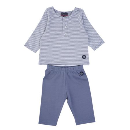Avis Ensemble T-shirt et legging Baby - coton - Jean/Blanc ARMOR-LUX 1