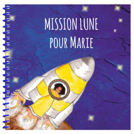 Livre personnalisé pour un enfant : Mission Lune MON LIVRE PERSONNALISABLE 1