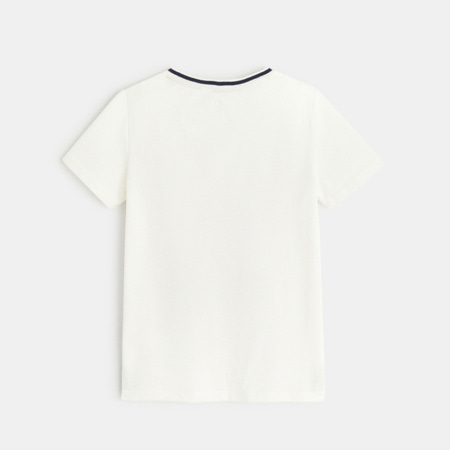 Avis T-shirt manches courtes motif Italie blanc garçon OKAIDI 3