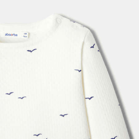 Avis Tee-shirt à manches longues motif oiseau ABSORBA 2