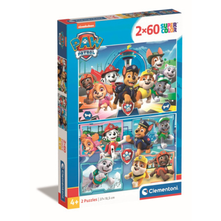 Puzzle Paw Patrol - 2x20 pièces Clementoni : Comparateur, Avis, Prix