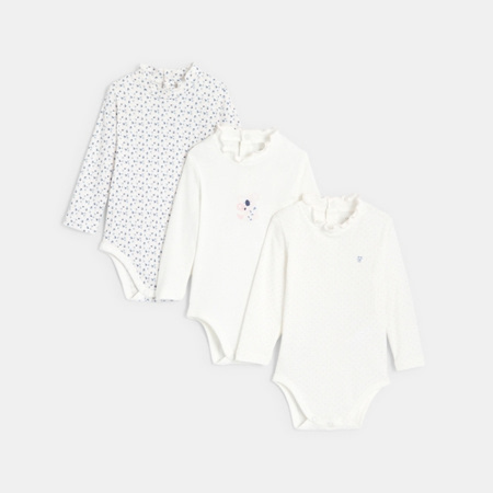 Avis Body petit col volanté (lot de 3) OBAÏBI 1