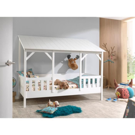Lit Cabane 90x200 Sommier inclus HouseBed VIPACK 1