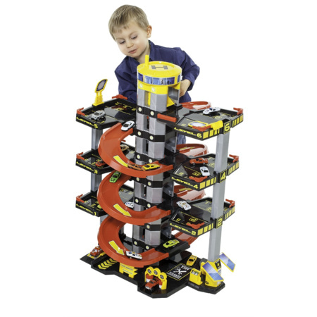 Garage pour enfants Molto avec 4 étages + pistes - Cdiscount Jeux