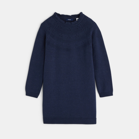 Robe Pull Monsoon Femme - Marine Pailletée - Taille 12 - Occasion Très Bon état