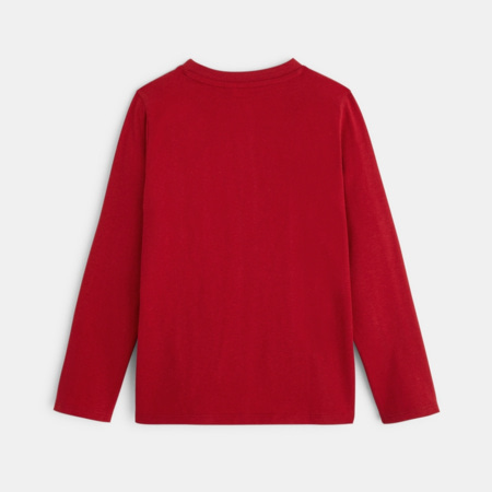 Avis T-shirt manches longues FRIEND rouge garçon OKAIDI 3