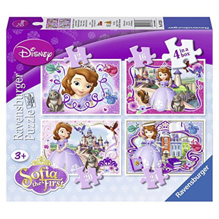 Puzzle - Princesse Sofia - 4 puzzles - 12, 16, 20 et 24 pièces ...