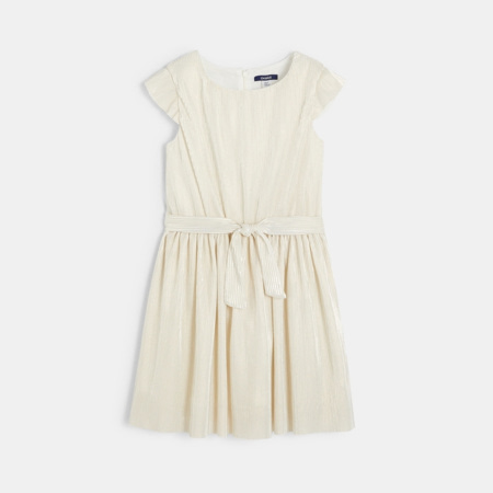 Okaidi robe blanche fille sales