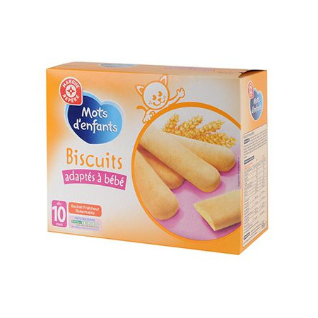 Biscuits bebe et boudoirs bio fabriqués en France
