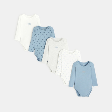 Avis Body manches longues col US (lot de 5) OBAÏBI 1
