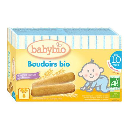BIO Biscuits bébé 120 g dès 8 mois (BOUDOIRS) BABYBIO : Comparateur, Avis,  Prix