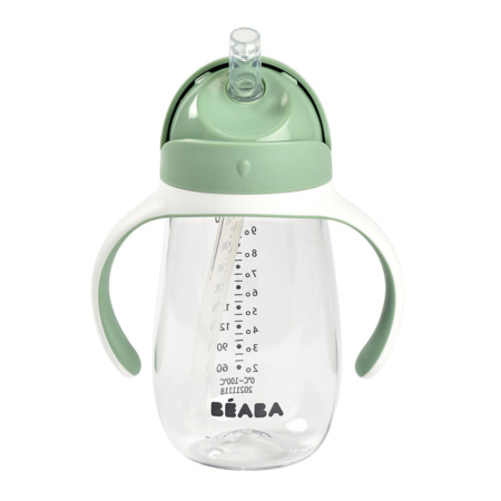 Bebamour Baby Sippy Cup Pailles pour pailles à boire en silicone de remplacement 300ML sans BPA 