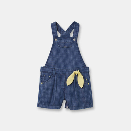 Avis Salopette courte en toile bébé fille OBAÏBI 1