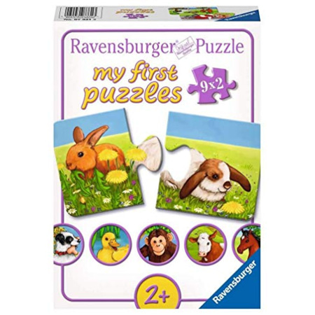 Avis Puzzle - Mes premiers puzzles - Adorables Animaux - 9x2 pièces RAVENSBURGER 1