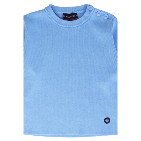 Avis Pull marin uni Kids - coton - Bleu Lobelia ARMOR-LUX 3