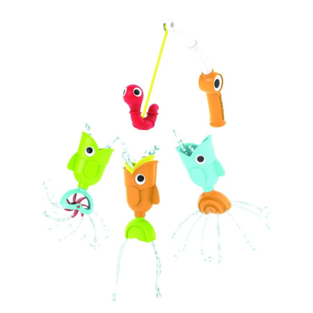 Jouet De Bain Bébé 8 Pièces – Filet De Pêche, Animaux Flottants, Sac De Rangement – Dès 1 An