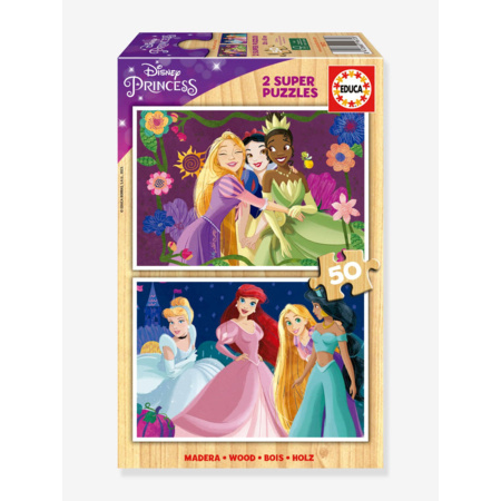 Lot de 2 puzzles bois Disney Princesse Educa : Comparateur, Avis, Prix