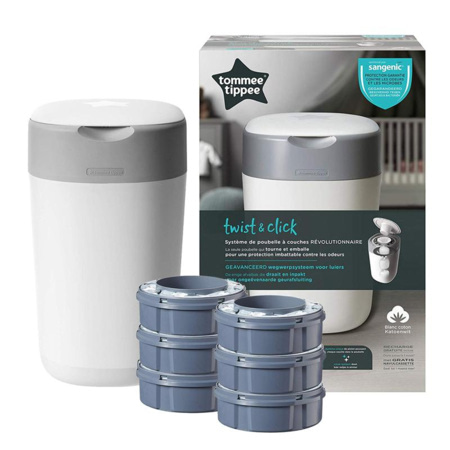 TOMMEE TIPPEE-Bac a couches twist & click - Poubelle à couches - Achat &  prix