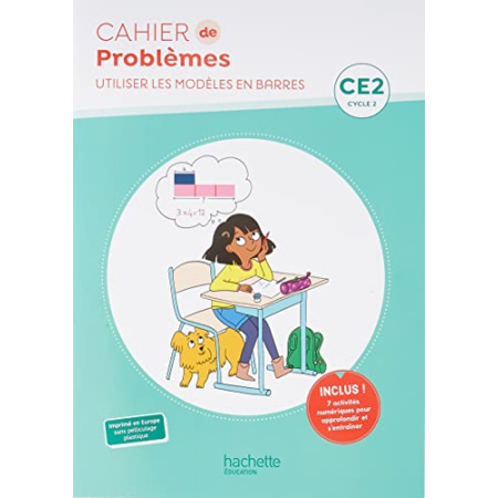 Avis Cahier de problèmes CE2 - Cahier élève - Ed. 2022: De la modélisation aux problèmes en barres Hachette Éducation 1