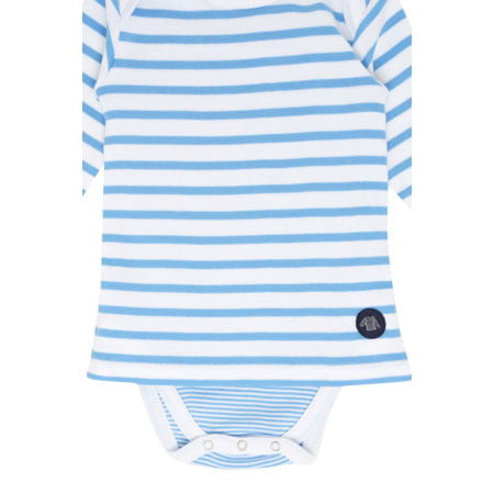 Avis Body rayé Baby - coton - Blanc/Blue ARMOR-LUX 3
