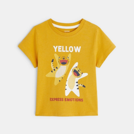 Avis T-shirt Yellow tigres OBAÏBI 1