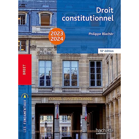 Avis Fondamentaux - Droit constitutionnel 2023-2024 Hachette Éducation 1