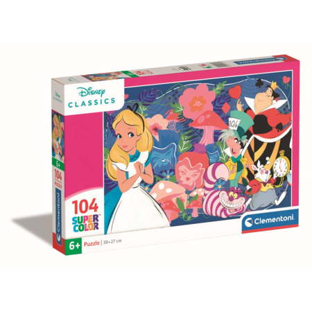 Puzzle Disney Classics Alice - 104 pièces Clementoni : Comparateur ...