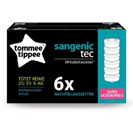 Recharges poubelle anti-odeurs Sangenic XL, x18 (marque Sangenic)