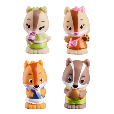 Avis Lot de 4 personnages écureuils Nut Nut - Klorofil VULLI 1