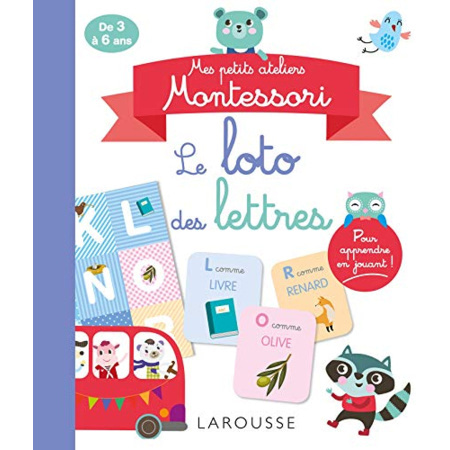 Mes petits ateliers MONTESSORI - Le loto des lettres et des sons ...
