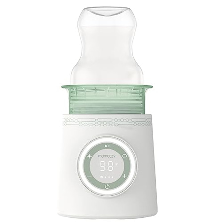 Momcozy Chauffe-biberon Portable Sans Fil Et Chargement Super Rapide : Chauffe-biberon De Grande Capacité Pour Lait Maternel, Lait Maternel, Ou Eau – Idéal Pour Les Voyages En Voiture, En Avion