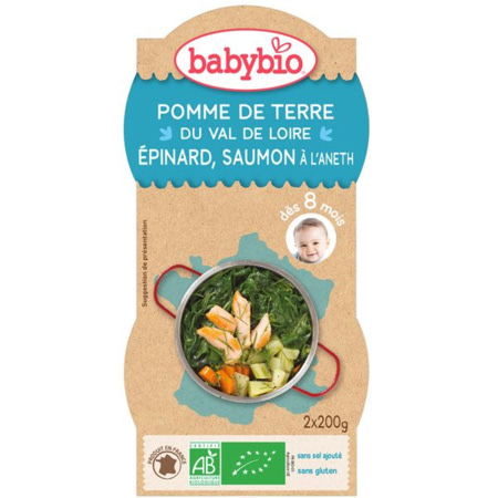 Menu Du Jour Epinards Saumon Et Riz Comparateur Avis Prix Consobaby