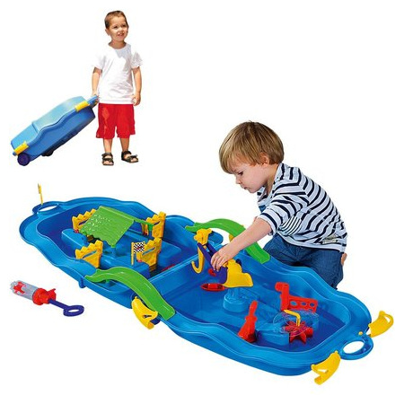 Générique Tables Jeux d'eau d'exterieur pour Enfant, Ensemble de Jeux d'eau et de Sable, évier 4 en 1 avec Eau Courante et Pompe, Jouet Multifonctionnel pour pour Plage, Piscine, Jardin(A Générique Tables Jeux d'eau d'exterieur pour Enfant, Ensemble de Jeux d'eau et de Sable, évier 4 en 1 avec Eau Courante et Pompe, Jouet Multifonctionnel pour pour Plage, Piscine, Jardin(A
