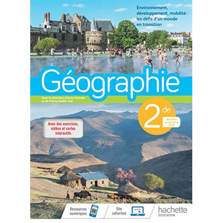 Avis Géographie 2nde - Livre élève - Ed. 2019 Hachette Éducation 1