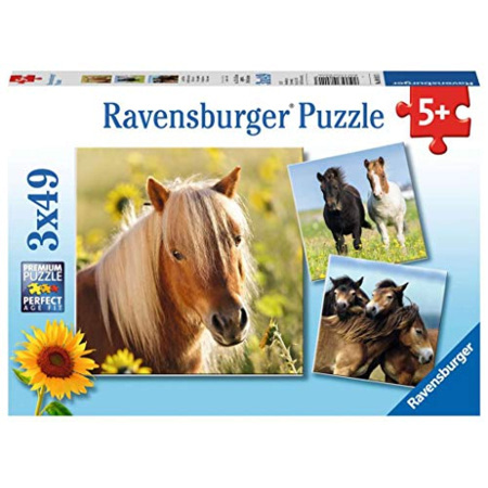 Avis Puzzle - Adorables poneys - 3x49 pièces RAVENSBURGER 1
