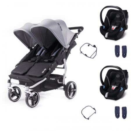 Avis Poussette double Easy Twin 4 + 2 coques Cybex Aton 5 BABY MONSTERS 1
