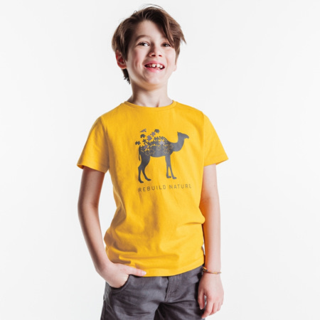 Avis T-shirt puzzle jaune garçon OKAIDI 1