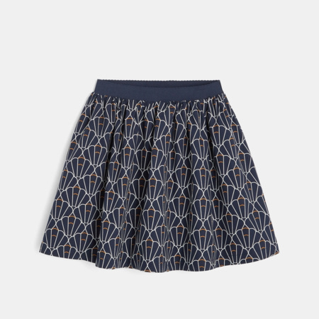 Jupe imprim?� graphique bleue fille OKAIDI : Comparateur, Avis, Prix
