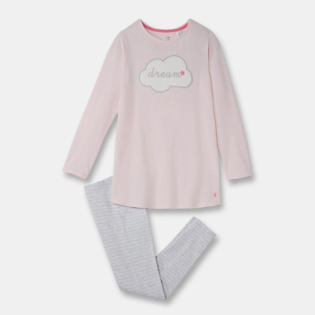 Pyjama 2 pièces rose fille OKAIDI : Comparateur, Avis, Prix