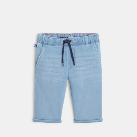 Short Bermuda Fille Okaïdi 8 Ans - En Jean Coton - Occasion Très Bon état