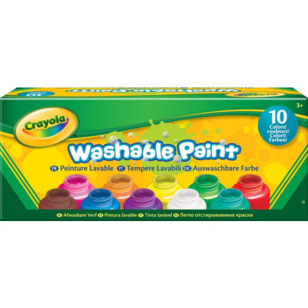 Crayola Kit de peinture à doigts facile à nettoyer 