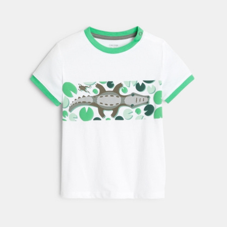 Avis T-shirt crocodile coton fantaisie OBAÏBI 1