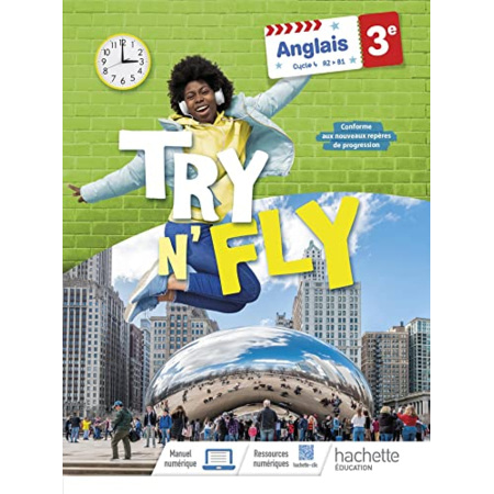 Avis Try n' Fly Anglais 3e - Livre élève - Ed. 2023 Hachette Éducation 1
