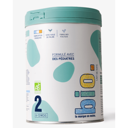 Lait de suite bio 2ème âge de 6 à 12 mois