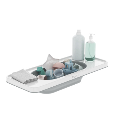 Plateau de bain avec panier extensible