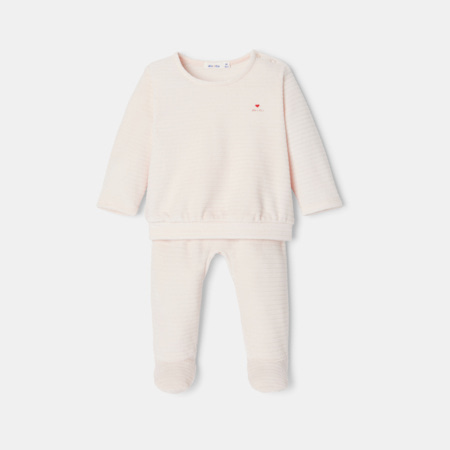 Pyjama en velours ottoman