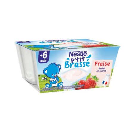 P'tit Brassé Fraise (4x100g) NESTLÉ 1