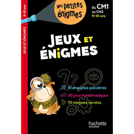 Avis Jeux et énigmes Du CM1 au CM2 - Cahier de vacances 2023 Hachette Éducation 1