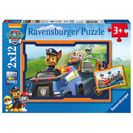 2 Puzzles - Pat' Patrouille - 24 Teile - RAVENSBURGER Puzzle